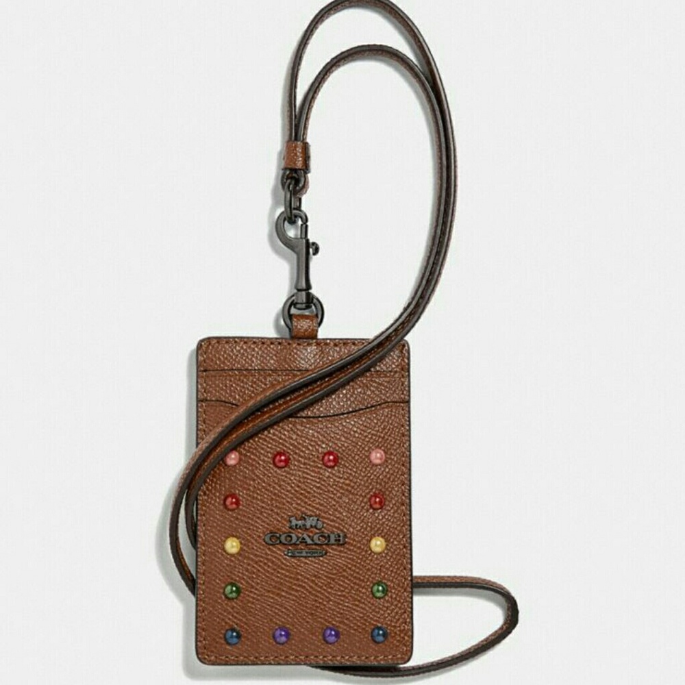 💚ID LANYARD WITH RAINBOW RIVETS💚 - Picture 3 of 5